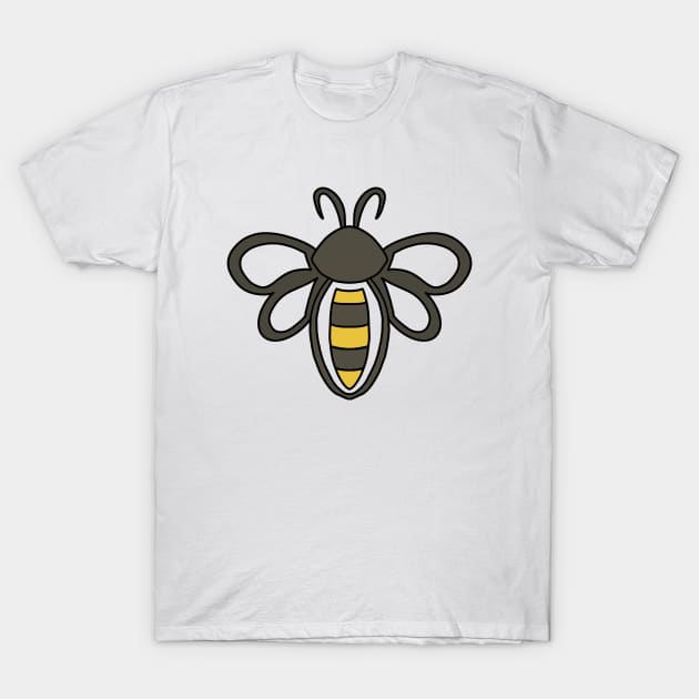 Minimalist Bee T-Shirt by DiegoCarvalho